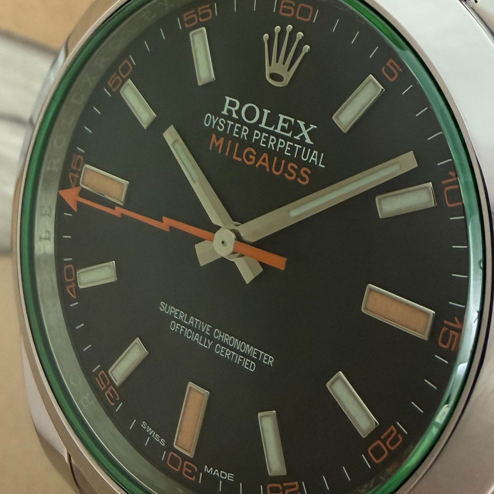 Rolex Milgauss Vetro Verde 116400GV 5