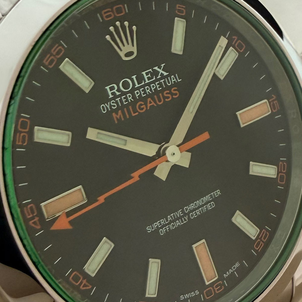 Rolex Milgauss Vetro Verde 116400GV 6