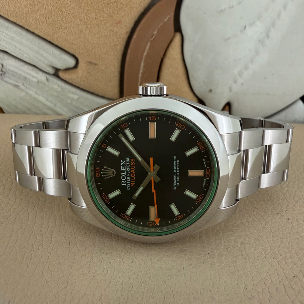 Rolex Milgauss Vetro Verde 116400GV 7