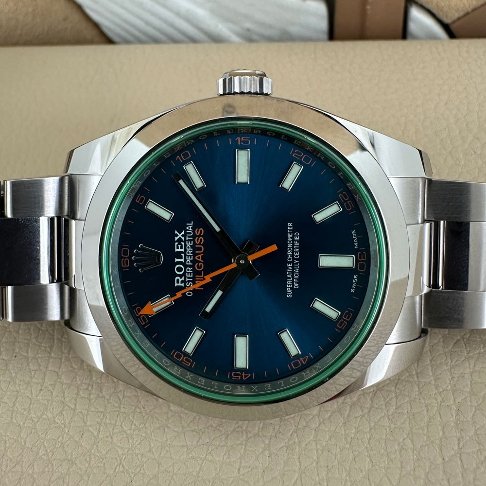 Rolex Milgauss ZBlue Nos 116400GV 15