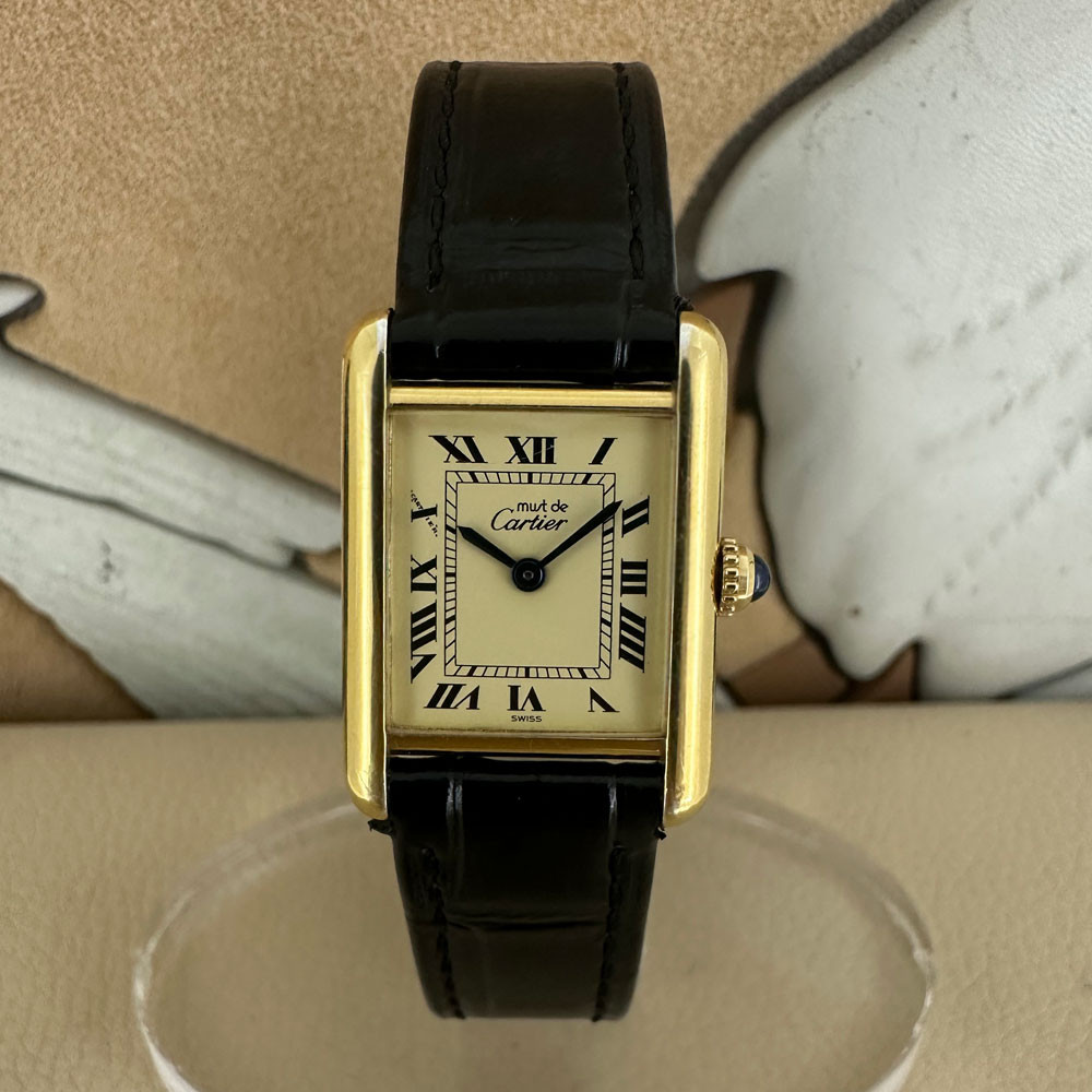 Cartier Must Tank Lady Vermeil 1613 0