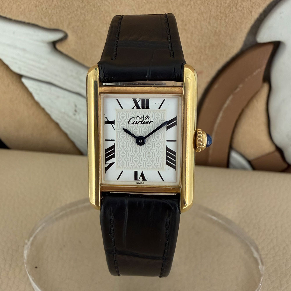 Cartier Must Tank Lady Vermeil 1613 0