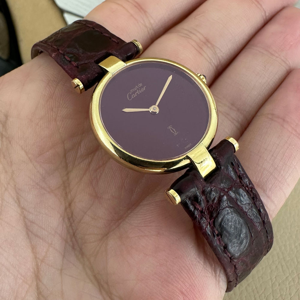 Cartier Must Vendome Lady Vermeil 10