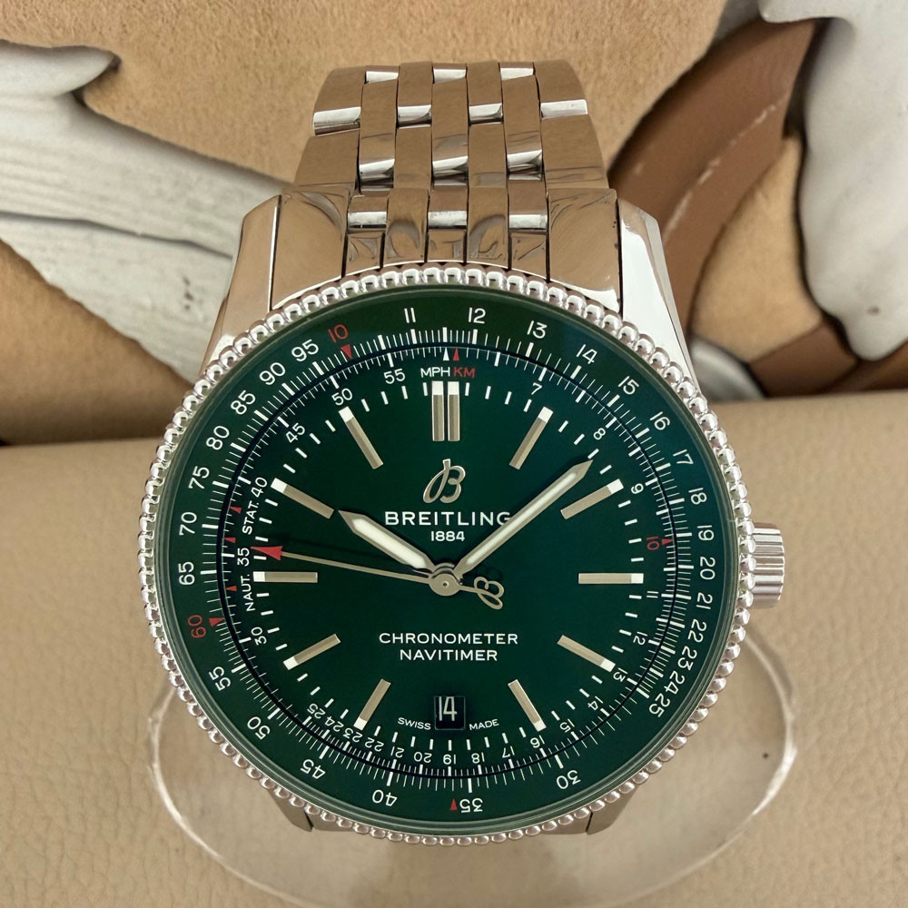 Breitling Navitimer Green Dial A17326 0