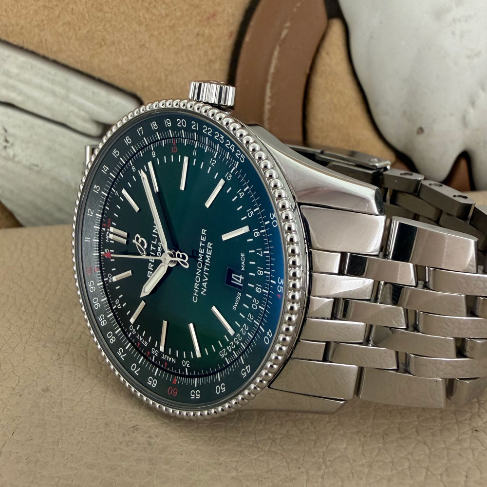 Breitling Navitimer Green Dial A17326 13