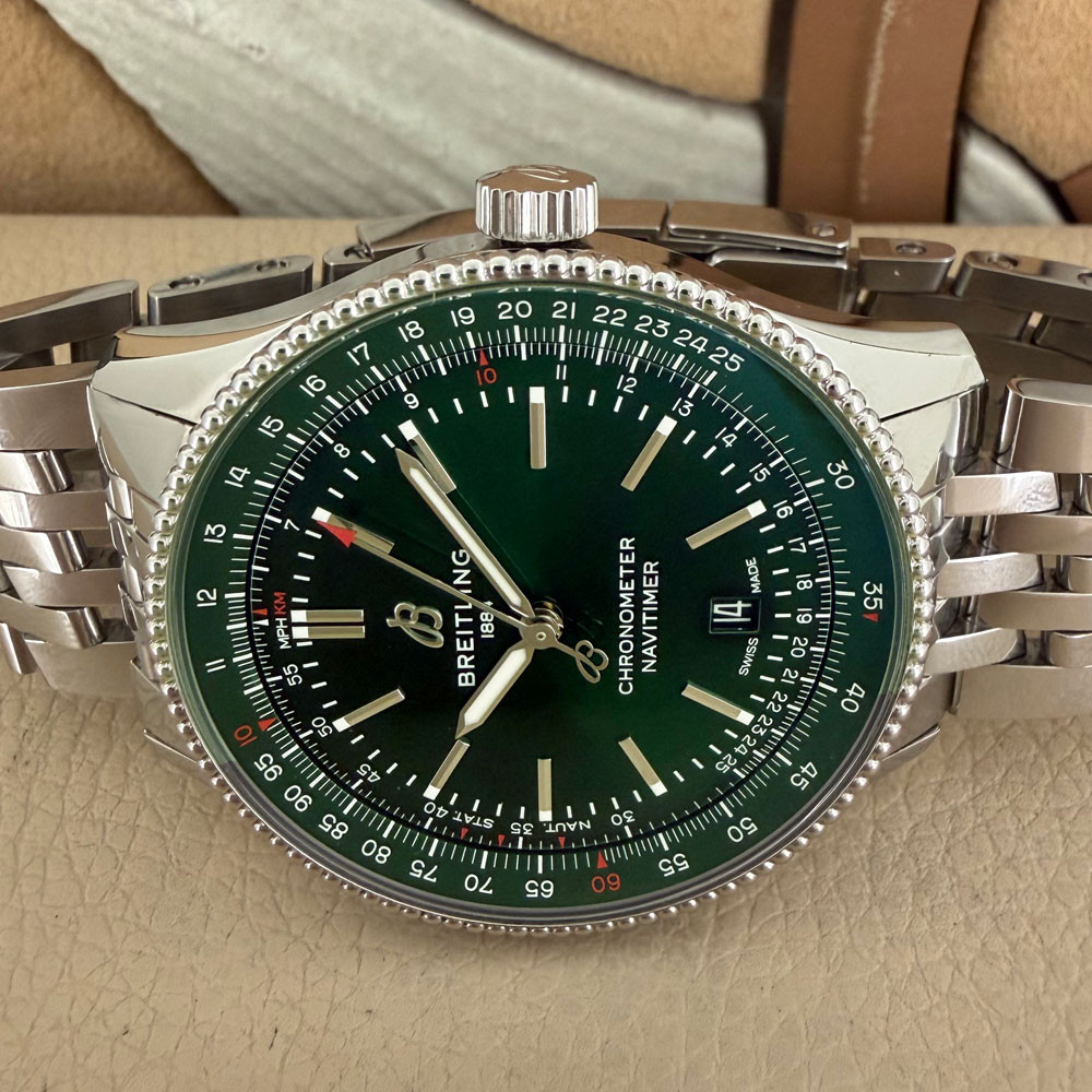 Breitling Navitimer Green Dial A17326 15