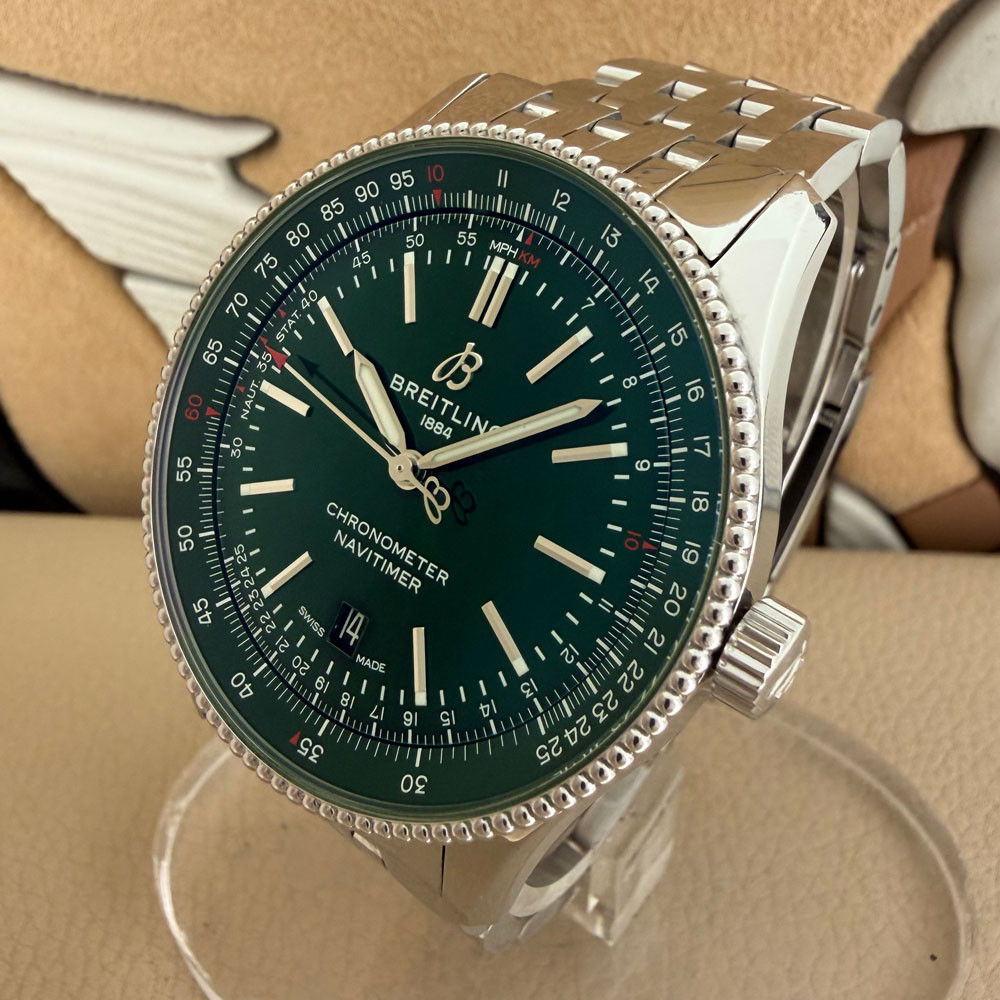 Breitling Navitimer Green Dial A17326 2