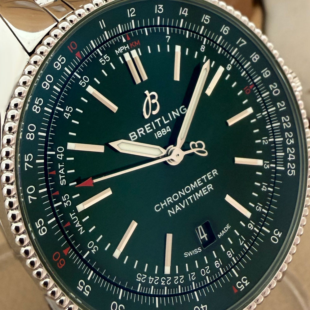 Breitling Navitimer Green Dial A17326 6