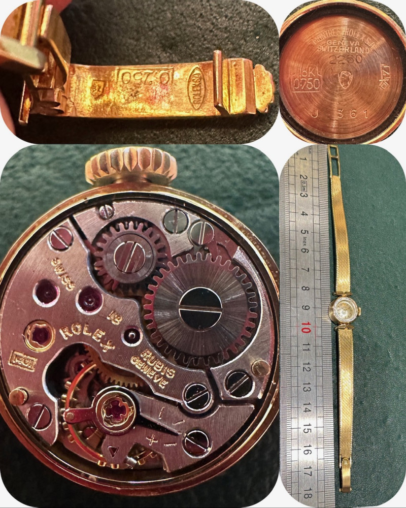 Rolex Orchid Lady Vintage 2250 14