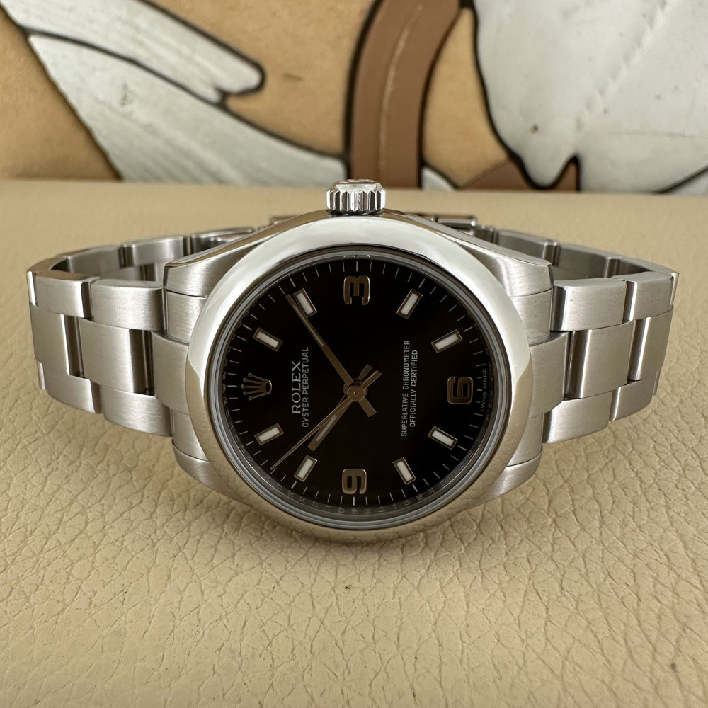 Rolex Oyster Perpetual 31mm Black 177200 7