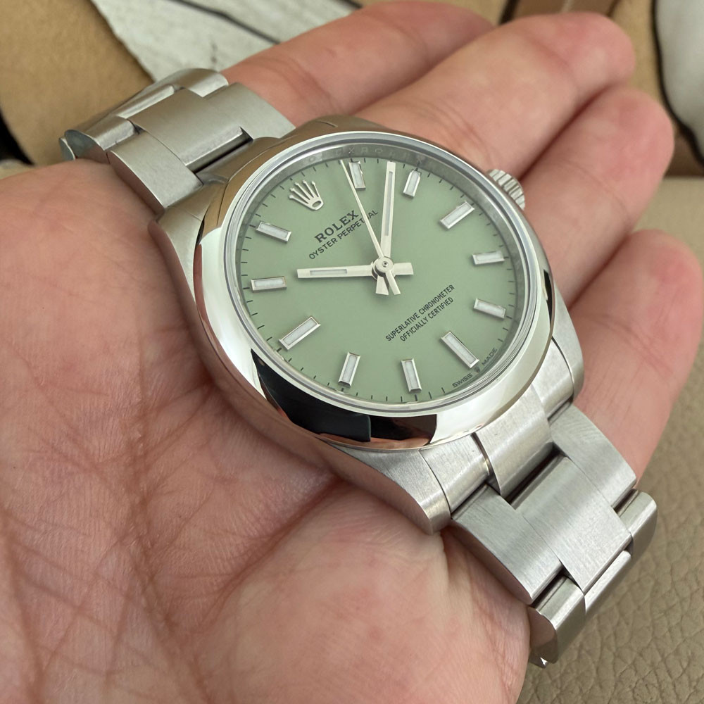 Rolex Oyster Perpetual 31mm Pistachio 277200 10