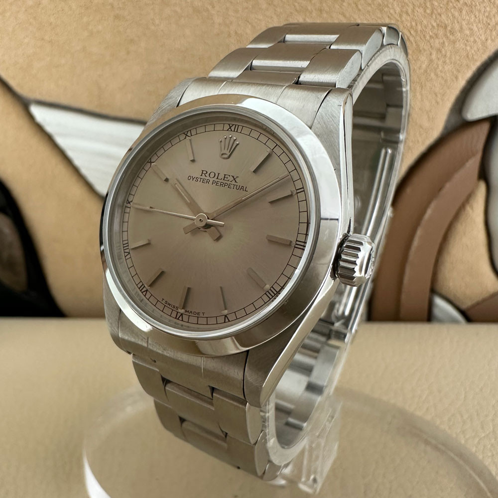 Rolex Oyster Perpetual 31mm Silver 67480 1