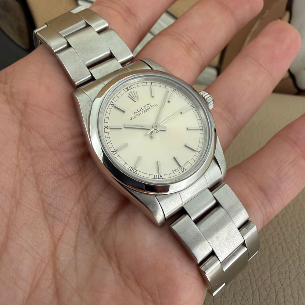 Rolex Oyster Perpetual 31mm Silver 67480 9