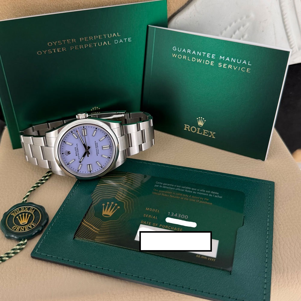 Rolex Oyster Perpetual 41 Lavender 134300 1
