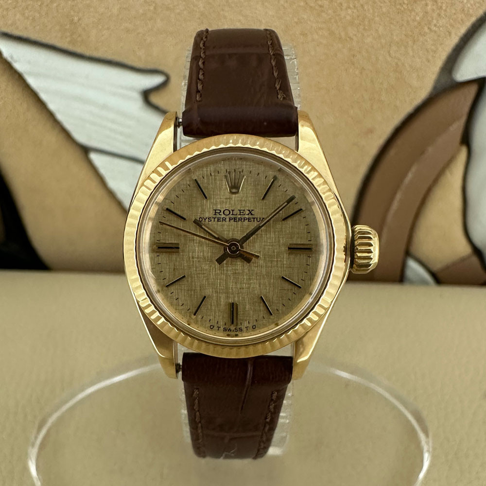 Rolex Oyster Perpetual Lady Linen Dial 6719