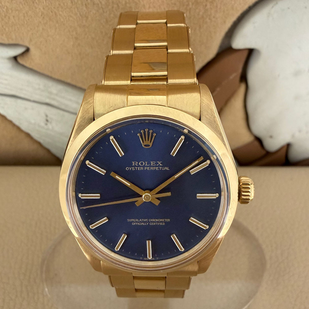 Rolex Oyster Perpetual Blue 1002 0