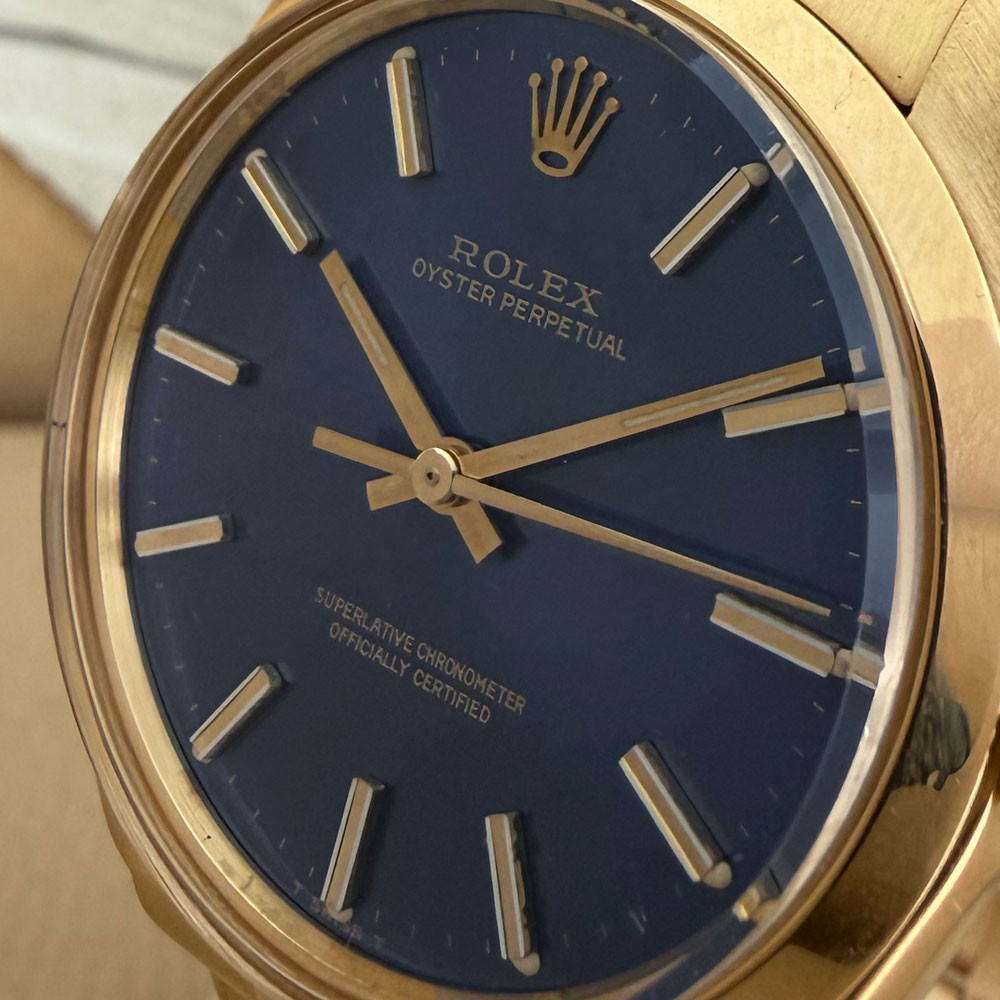 Rolex Oyster Perpetual Blue 1002 4