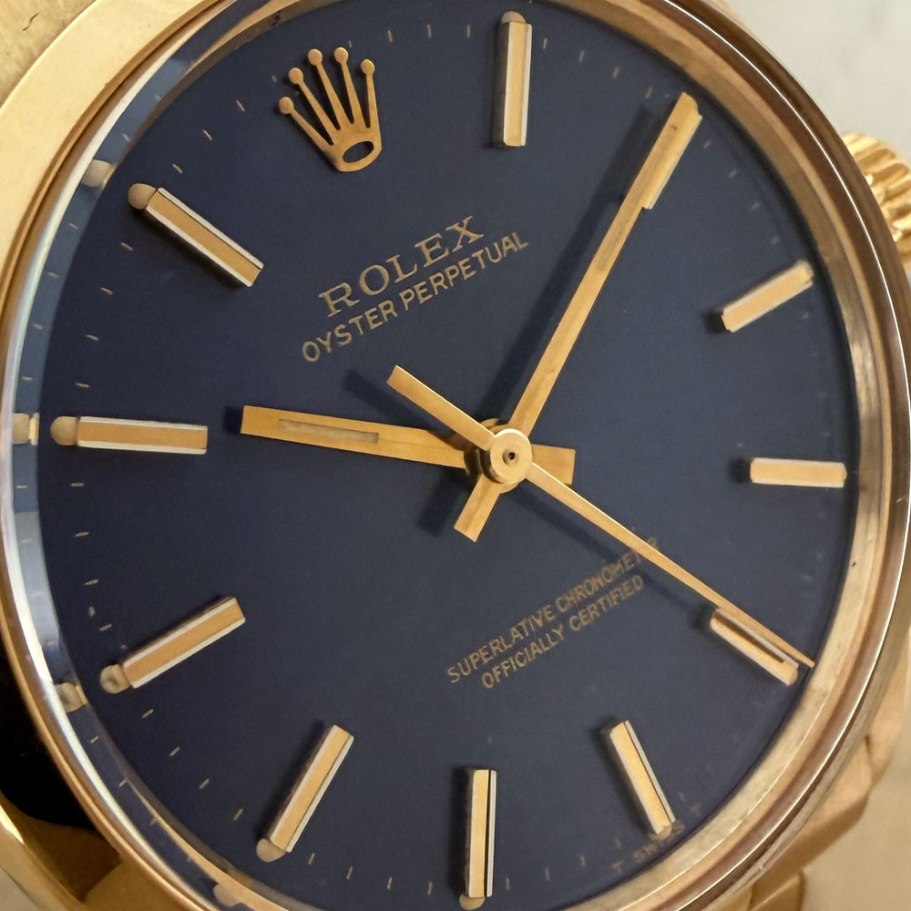 Rolex Oyster Perpetual Blue 1002 5