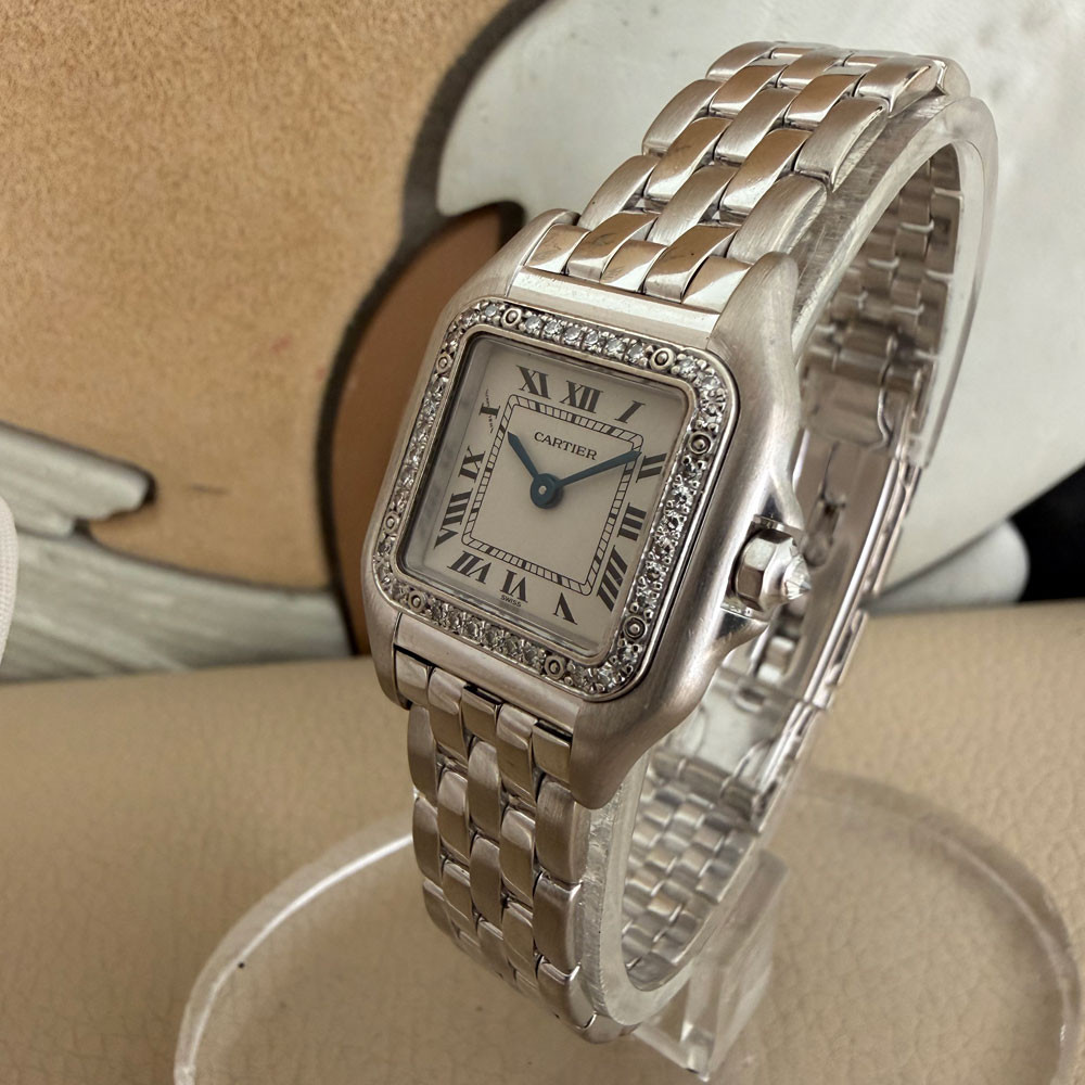 Cartier Panthere Lady Diamonds White Gold 1660 1
