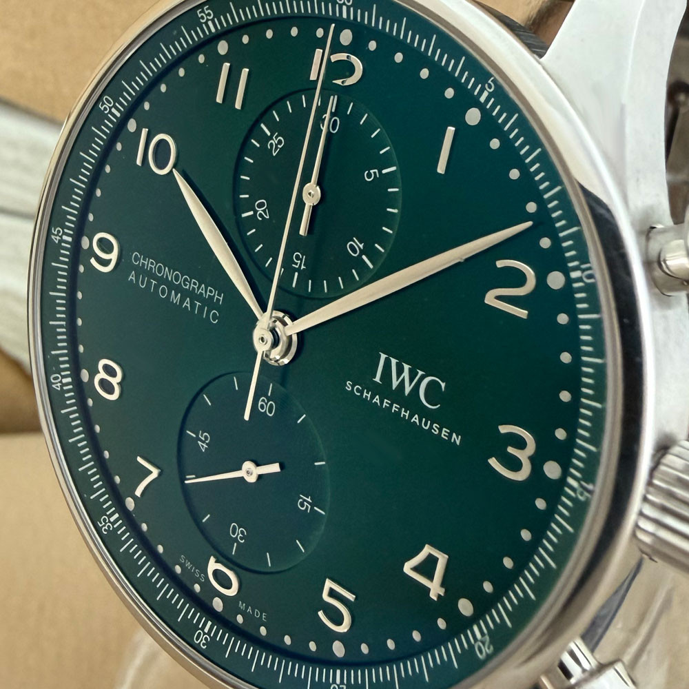 IWC Portugieser Chronograph Green Dial IW371615 5