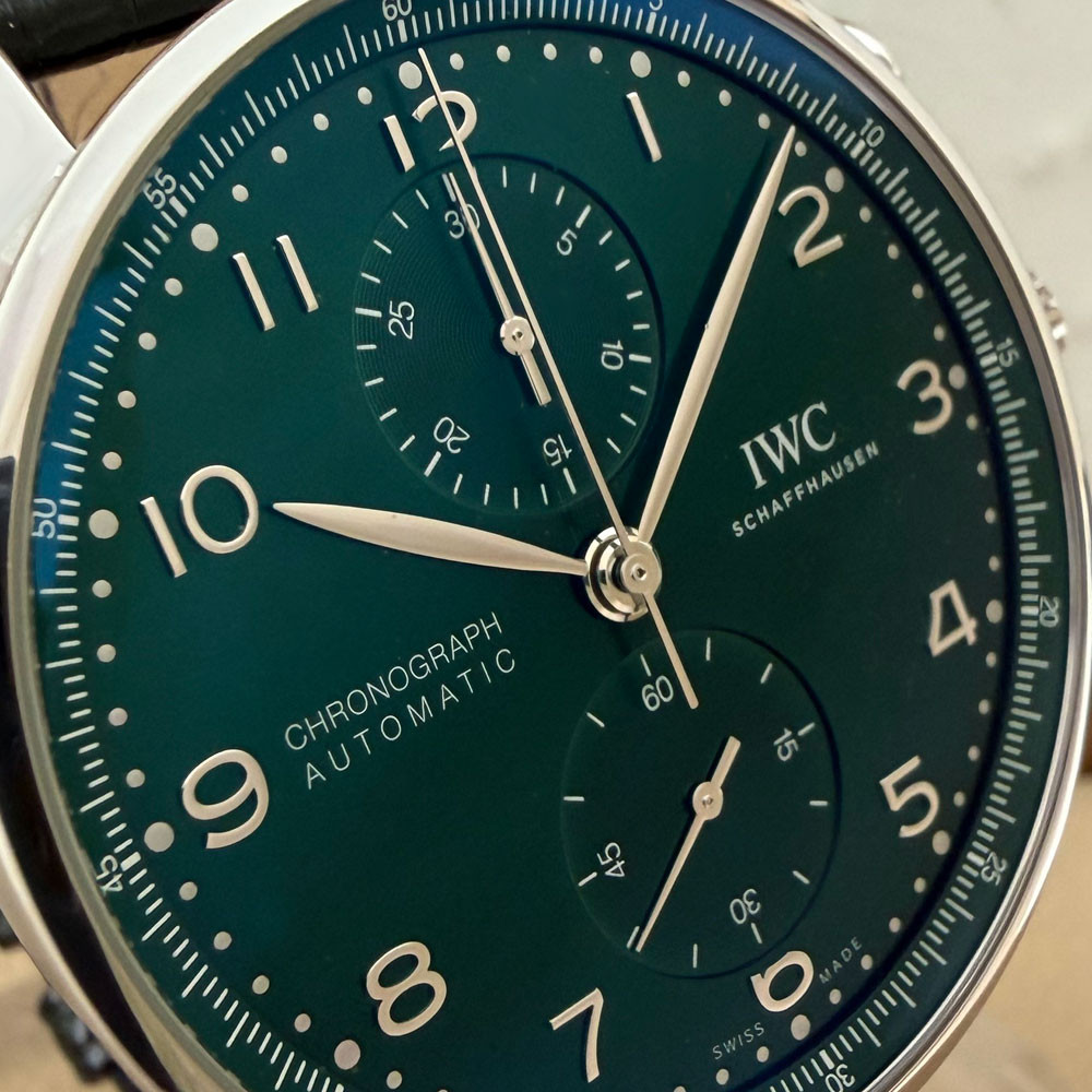 IWC Portugieser Chronograph Green Dial IW371615 6