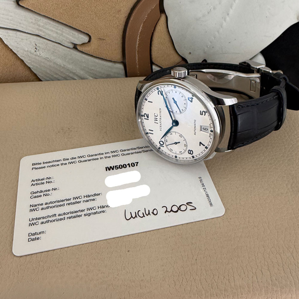 IWC Portuguese  7 Days IW500107 1