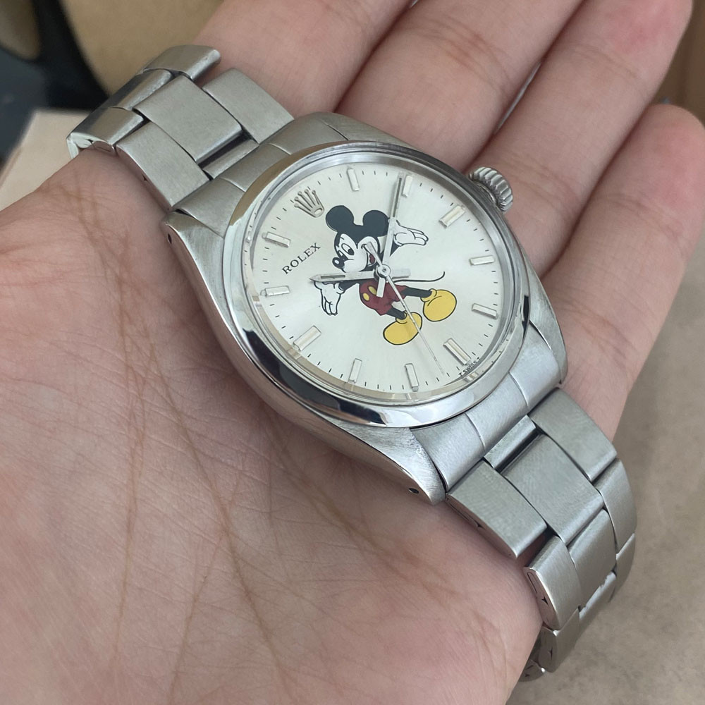 Rolex Precision Quadrante Custom Aftermarket Mickey Mouse Topolino 6426 8