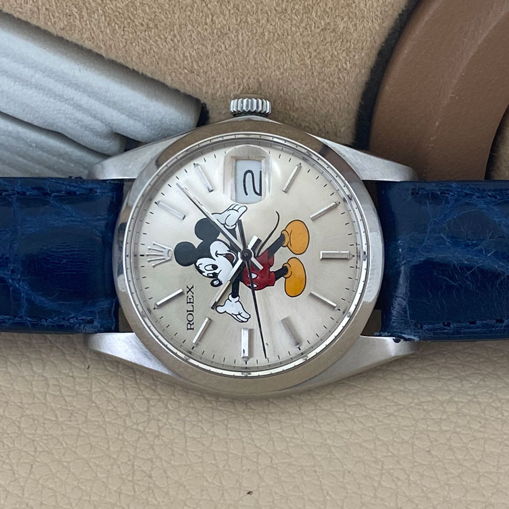 Rolex Precision Quadrante Custom Aftermarket Mickey Mouse Topolino 6694 13