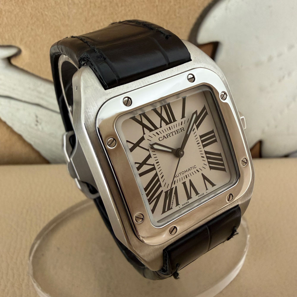 Cartier Santos 100 Medio 2878 2