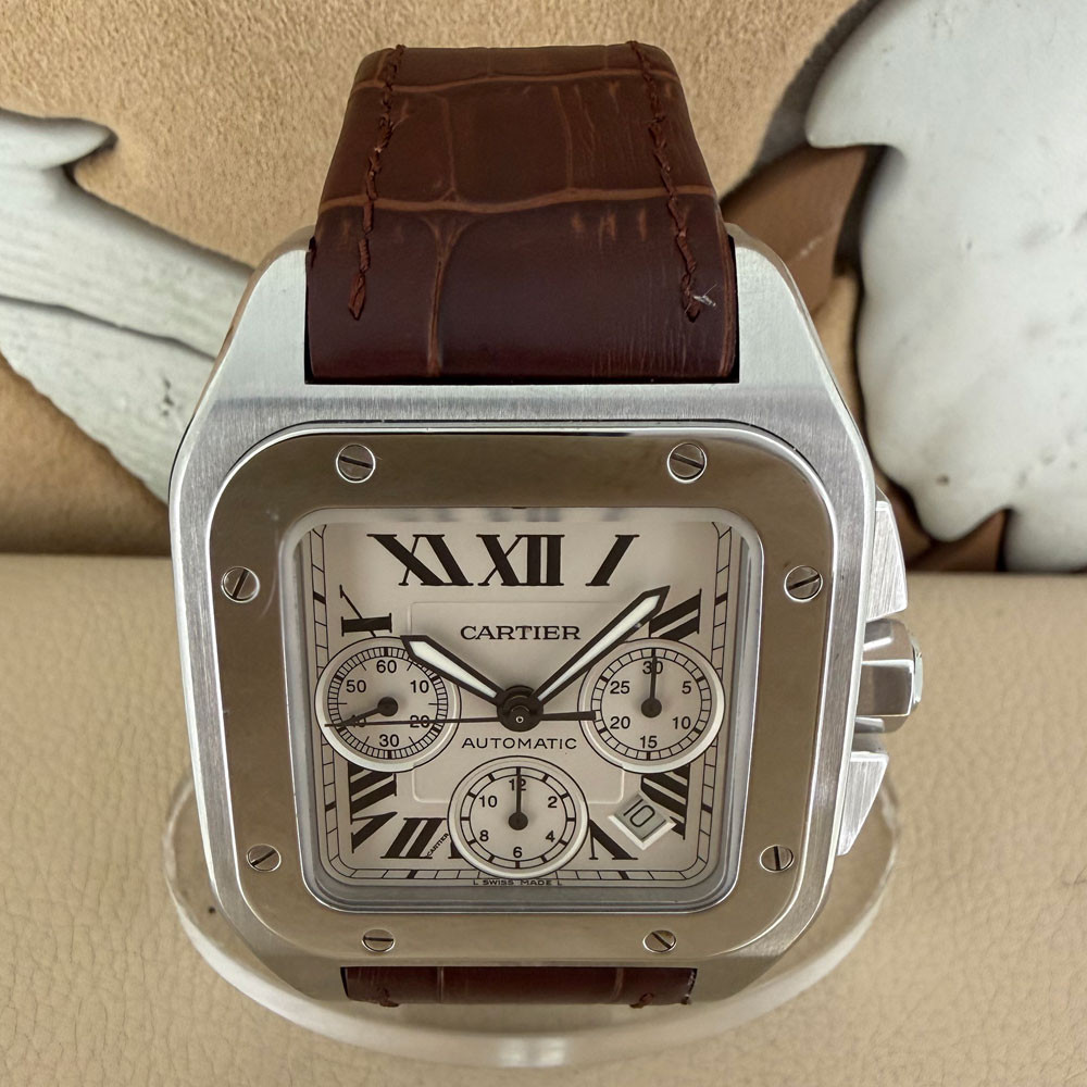 Cartier Santos 100 XL Chronograph 2740 W20090X8 0