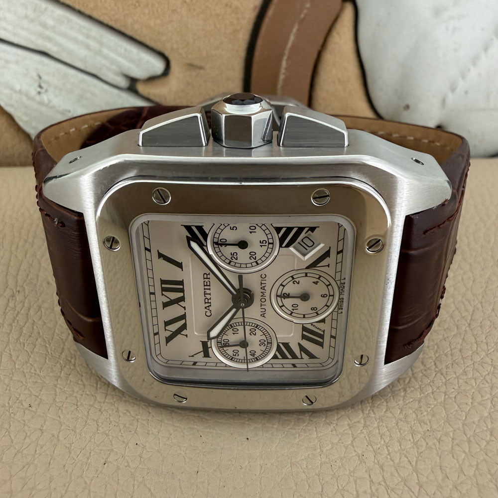 Cartier Santos 100 XL Chronograph 2740 W20090X8 7