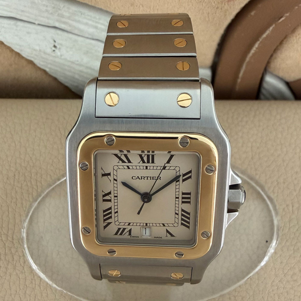 Cartier Santos Galbee Medio 187901 0