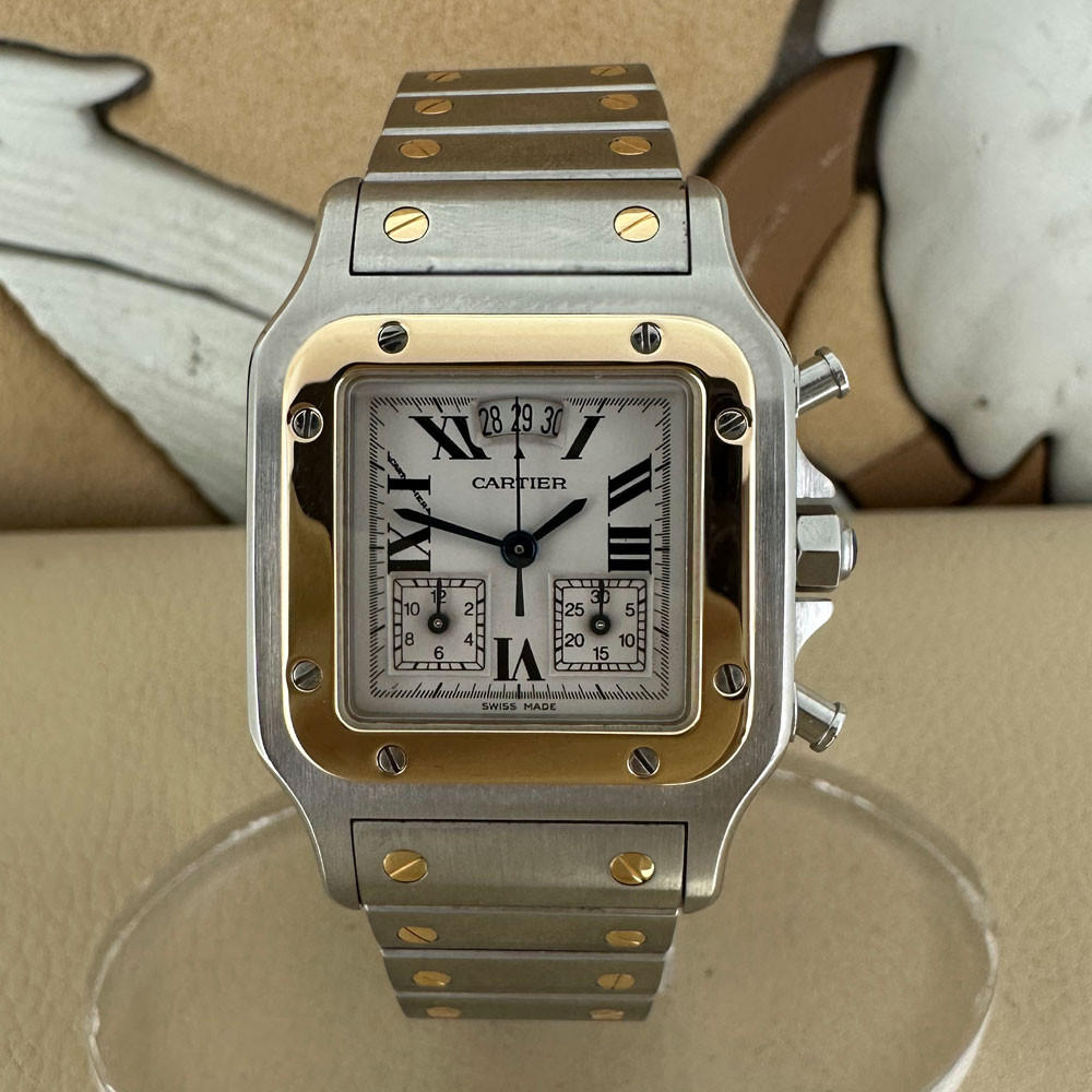 Cartier Santos Galbee Chronograph 2425 0