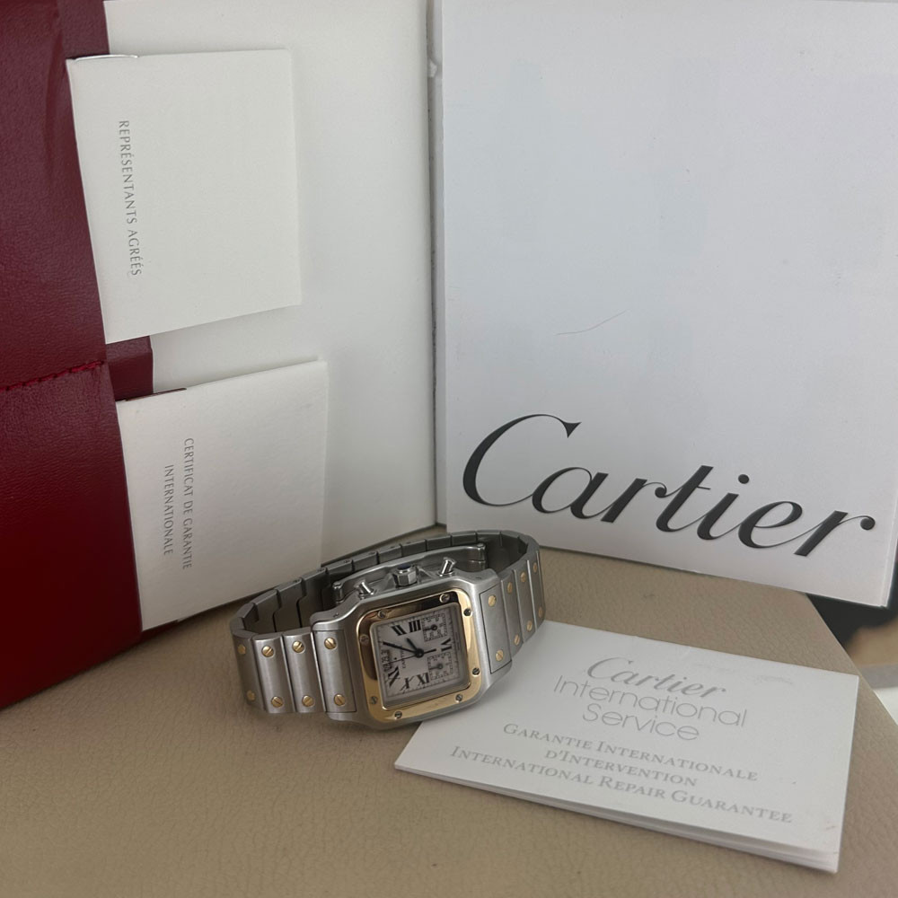 Cartier Santos Galbee Chronograph 2425 1