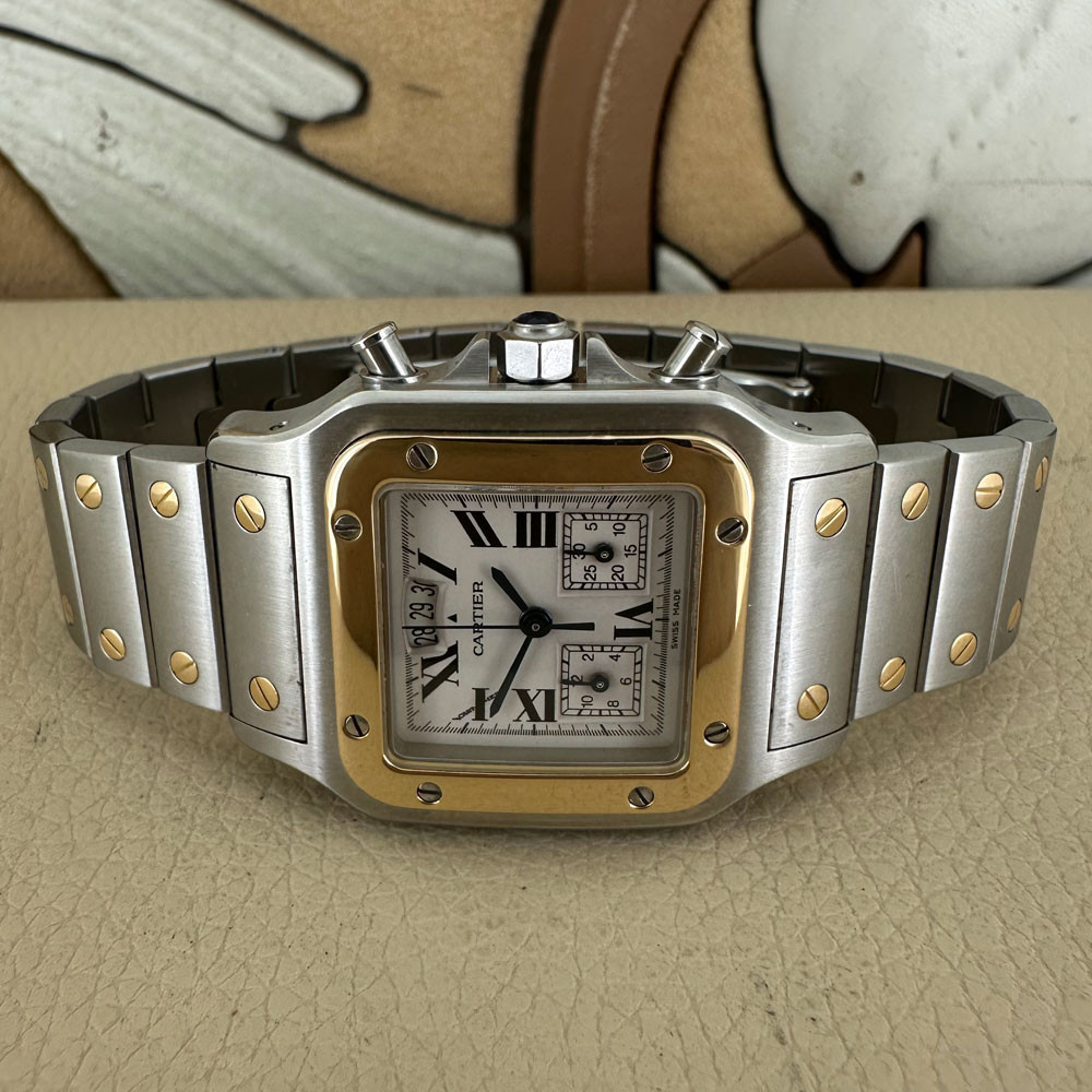 Cartier Santos Galbee Chronograph 2425 7