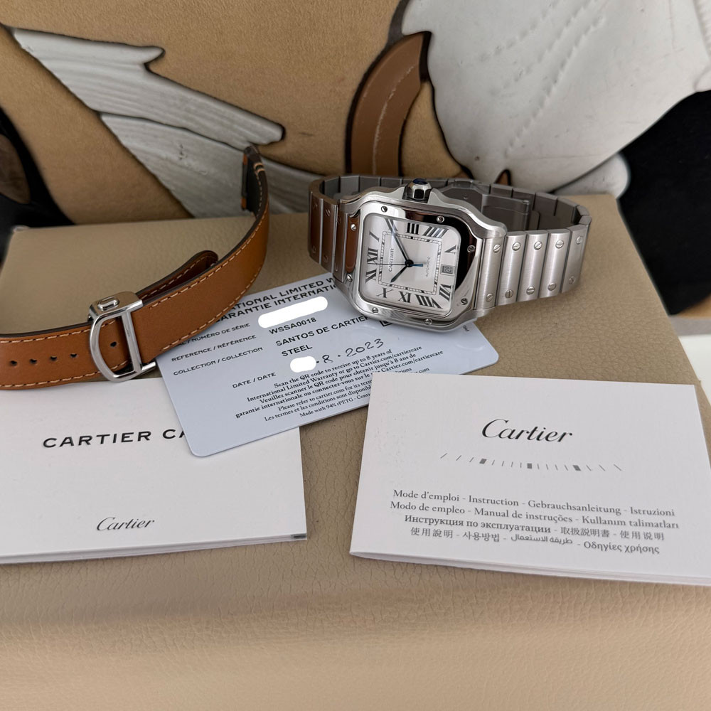 Cartier Santos Modello Grande 4072 WSSA0018 1
