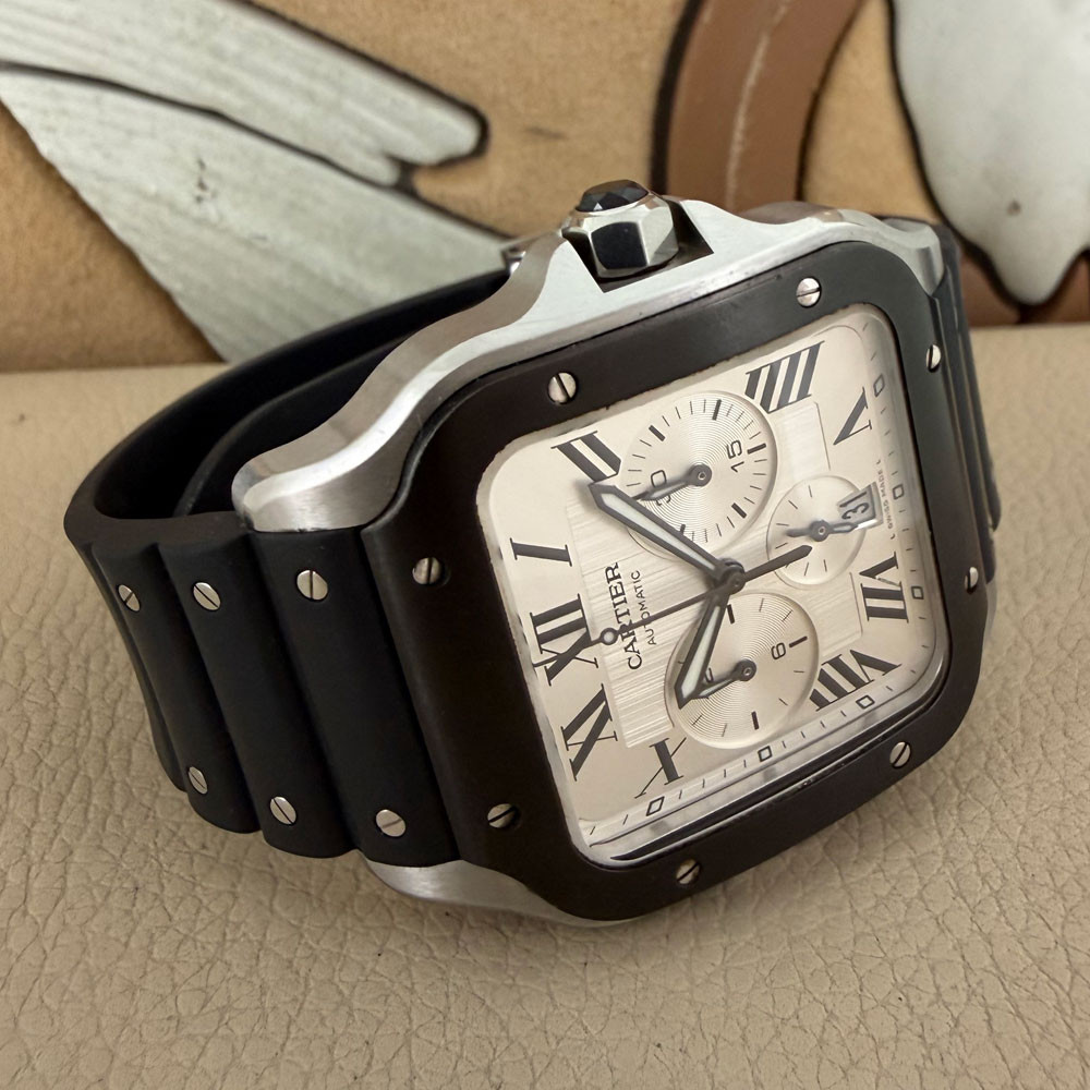 Cartier Santos XL Chronograph WSSA0017 4183 12