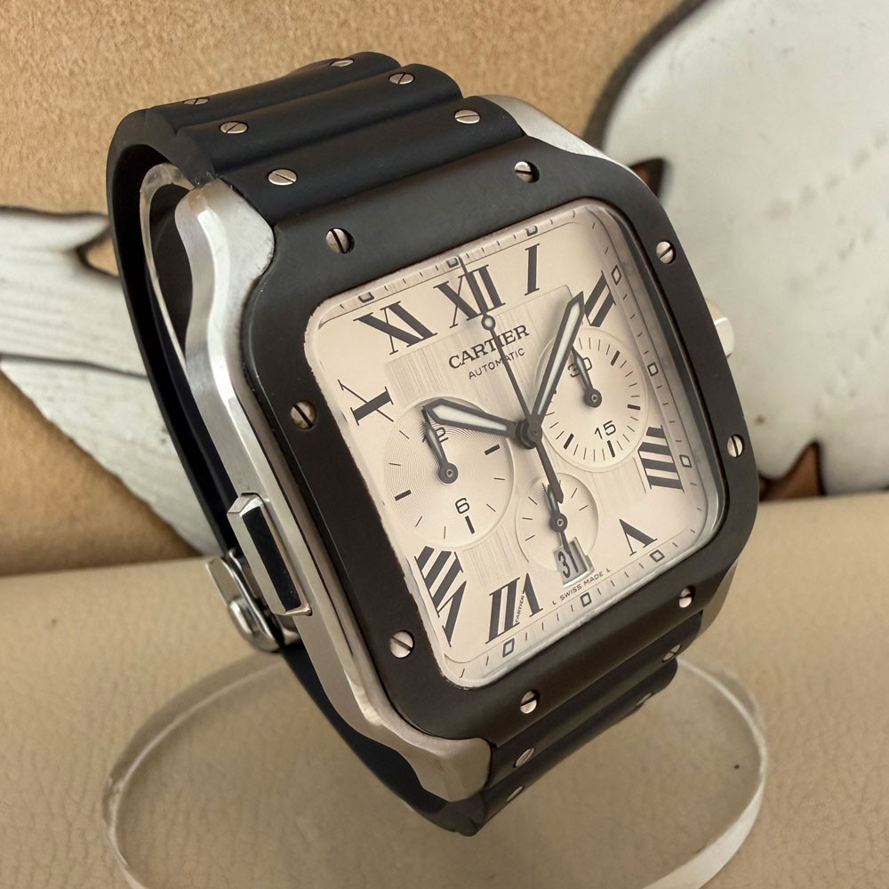 Cartier Santos XL Chronograph WSSA0017 4183 3