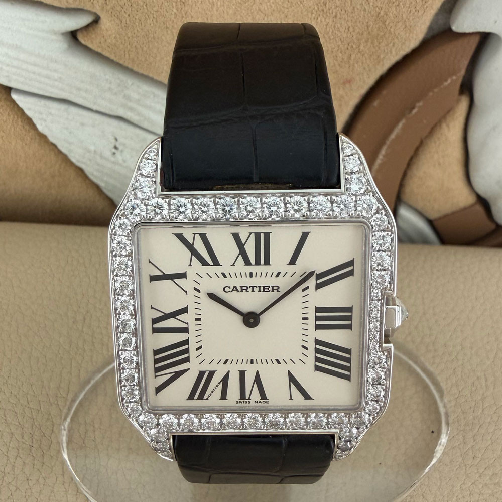 Cartier Santos Dumont Diamonds 2907 0