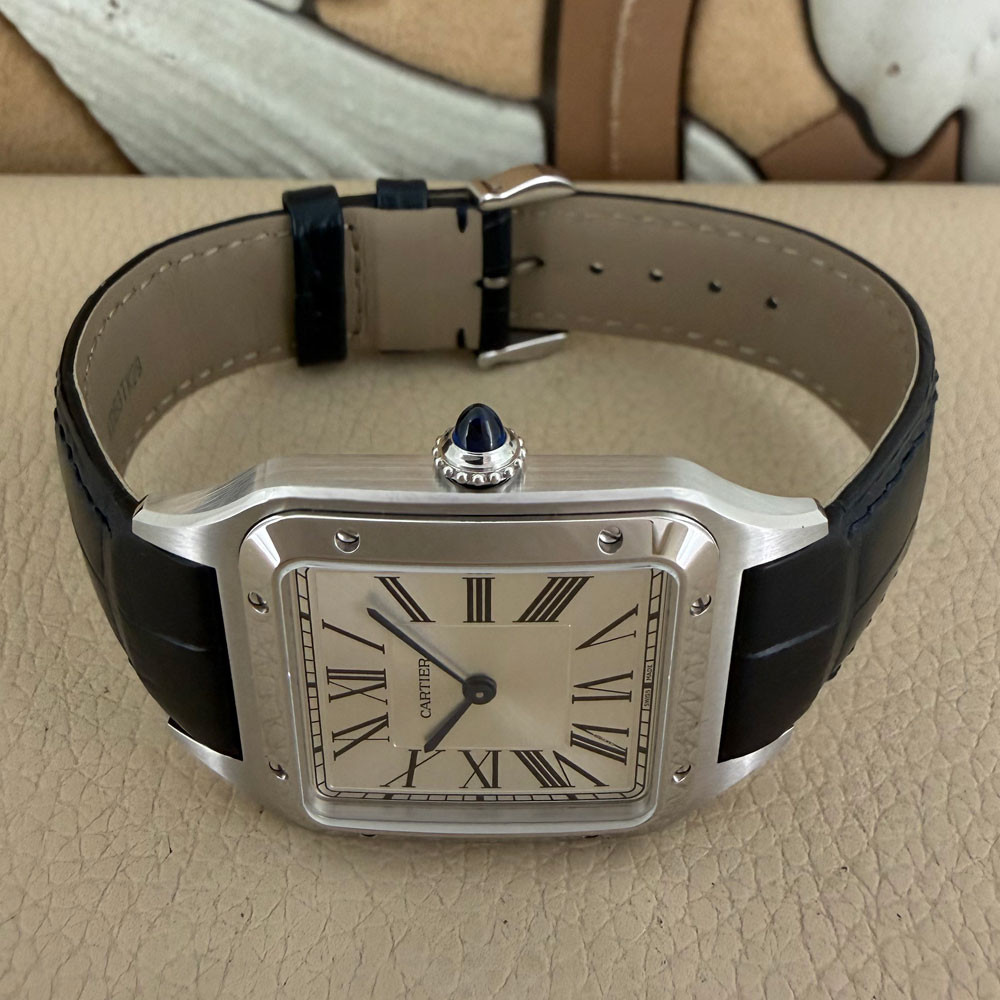 Cartier Santos Dumont Modello Grande 4240 WSSA0085 7