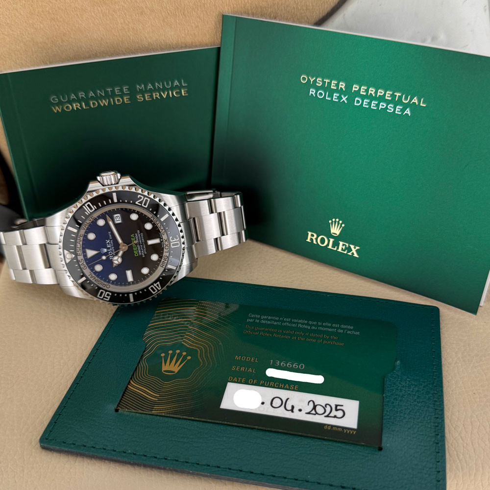 Rolex Sea-Dweller Deepsea DBlue Cameron 136660 1