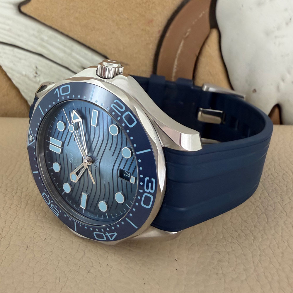 Omega Seamaster 300 Blue Dial Diver 21032422003002 12