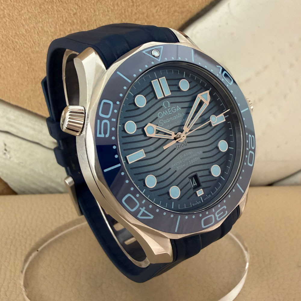 Omega Seamaster 300 Blue Dial Diver 21032422003002 3