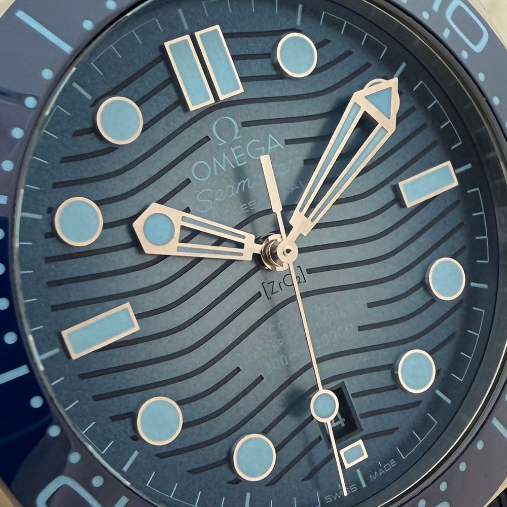 Omega Seamaster 300 Blue Dial Diver 21032422003002 6