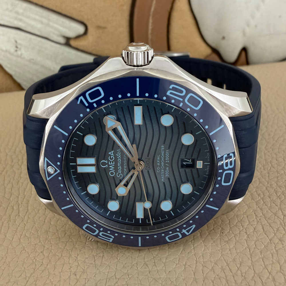 Omega Seamaster 300 Blue Dial Diver 21032422003002 7