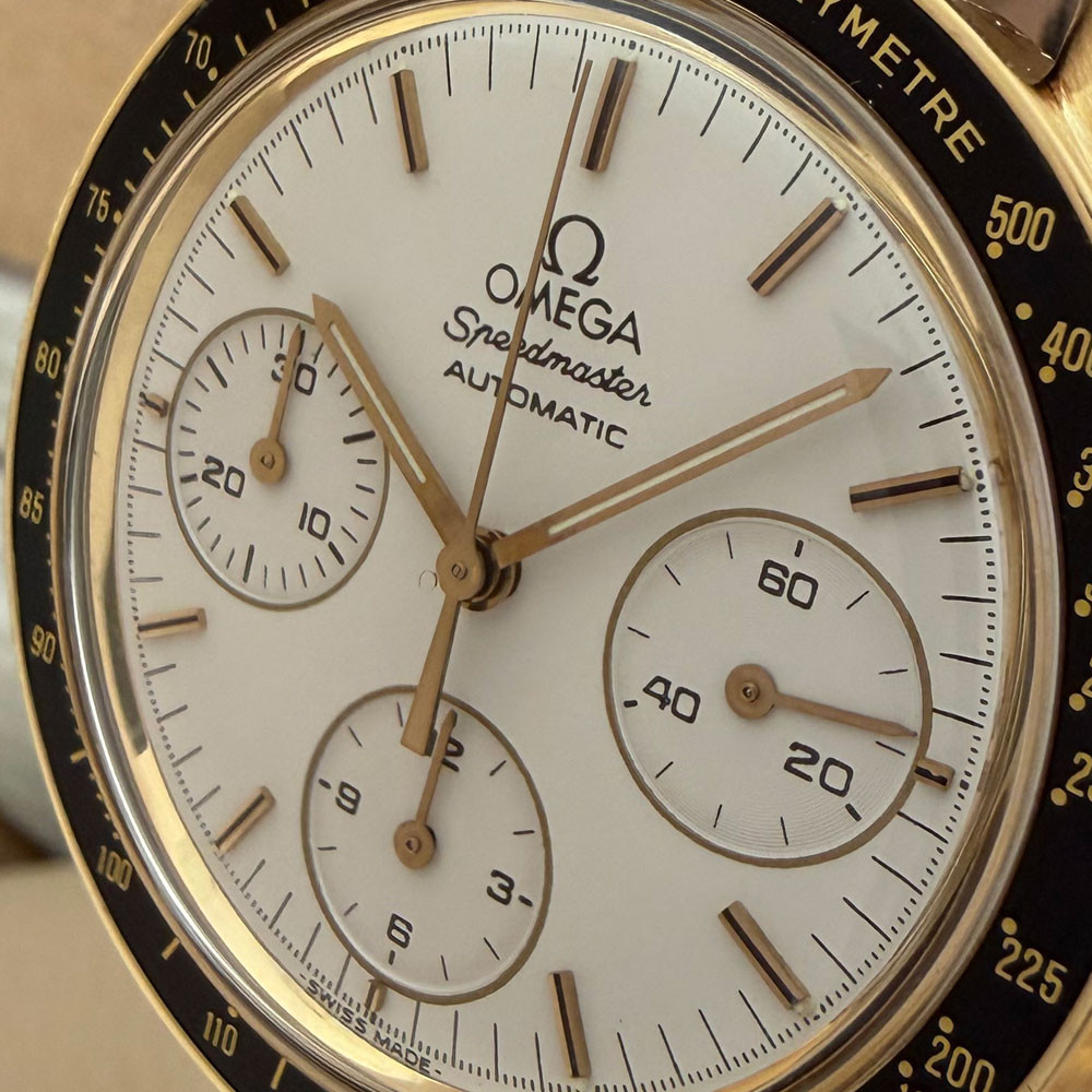 Omega Speedmaster Reduced 18 Kt Gold 1750032 4