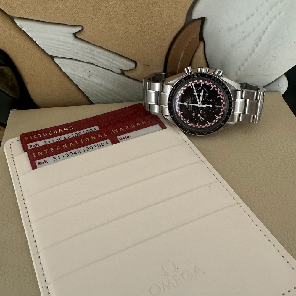 Omega Speedmaster Professional Moonphase Tin Dial 31130423001004 1