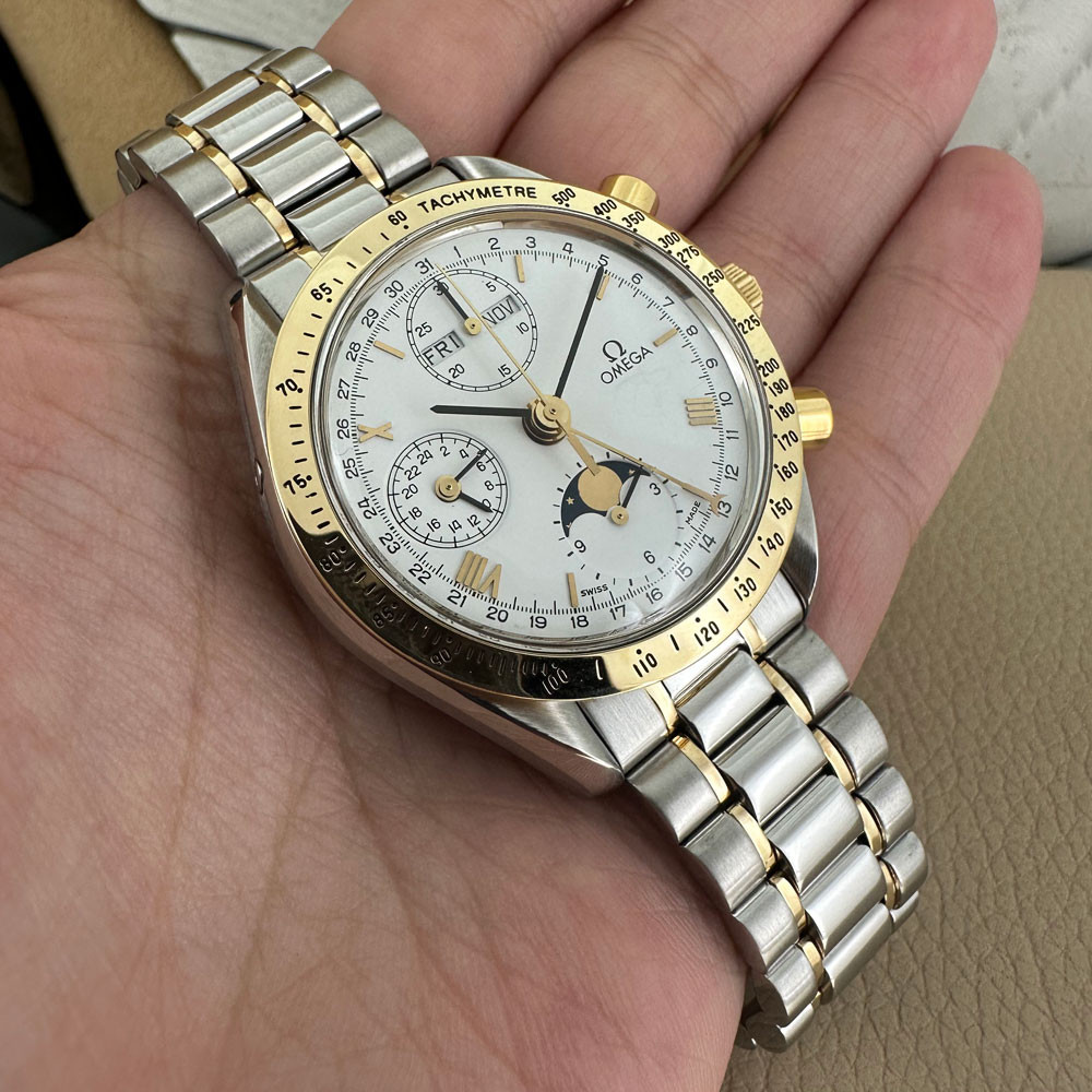 Omega Speedmaster Triple date Moon Phase 1750034 10