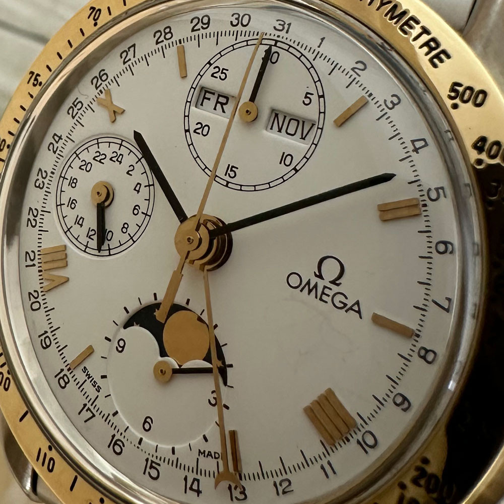 Omega Speedmaster Triple date Moon Phase 1750034 5