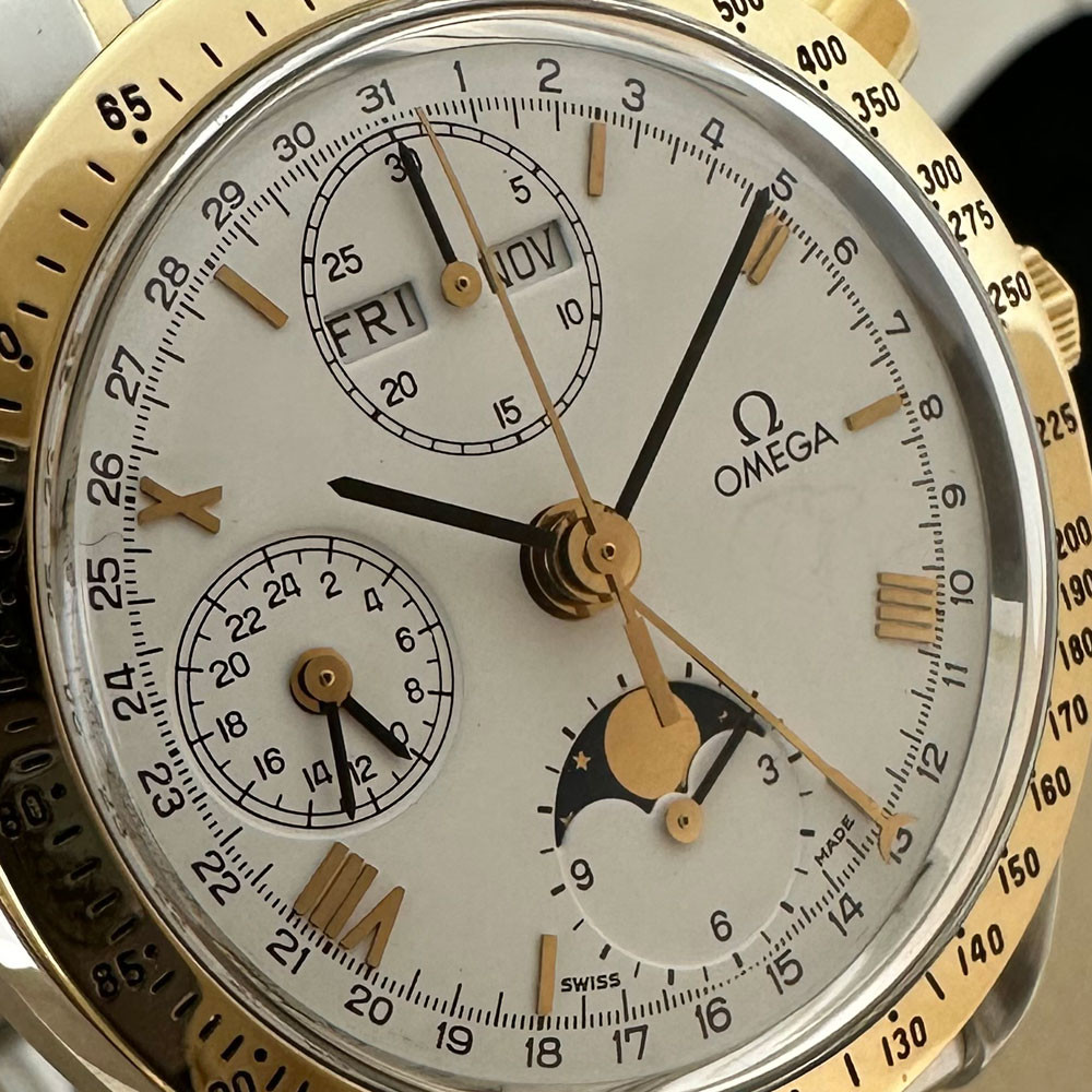 Omega Speedmaster Triple date Moon Phase 1750034 6